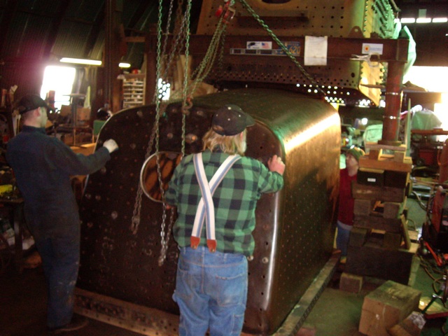 The Firebox goes into the Boiler